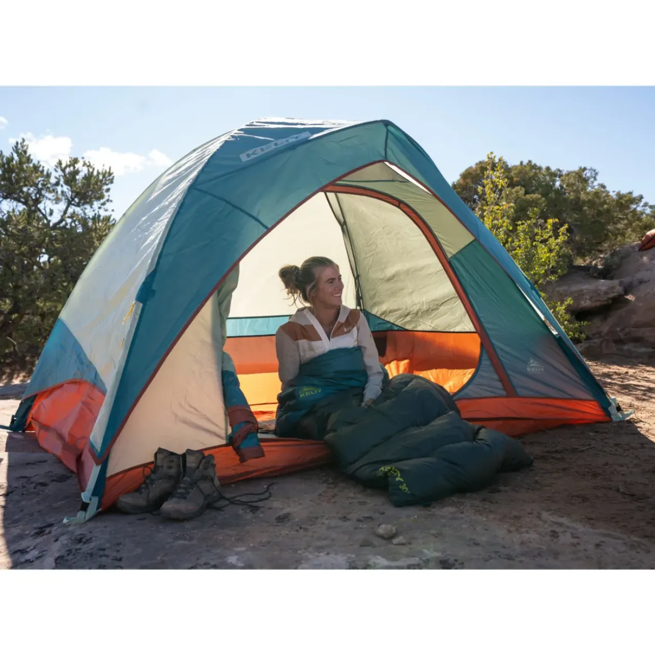 Camping Tents-Kelty Discovery Basecamp 4