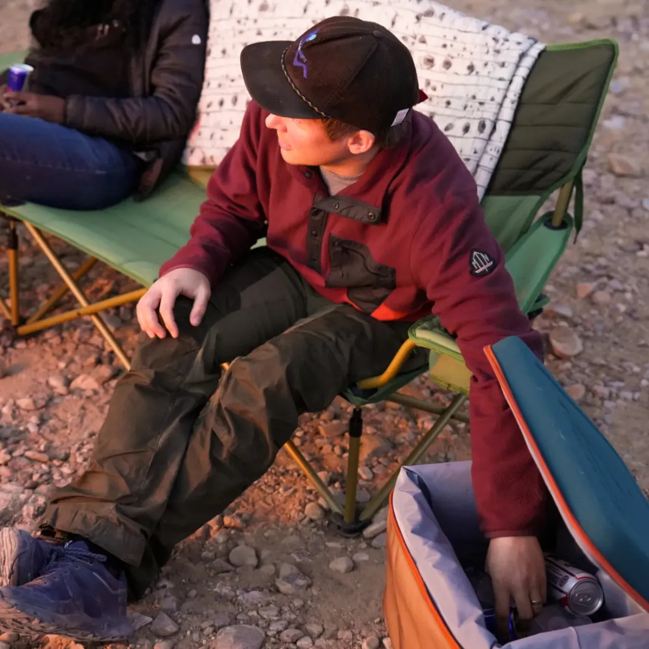 Roadie Life|Kitchen & Organization-Kelty Folding Cooler DullGold/DeepTeal
