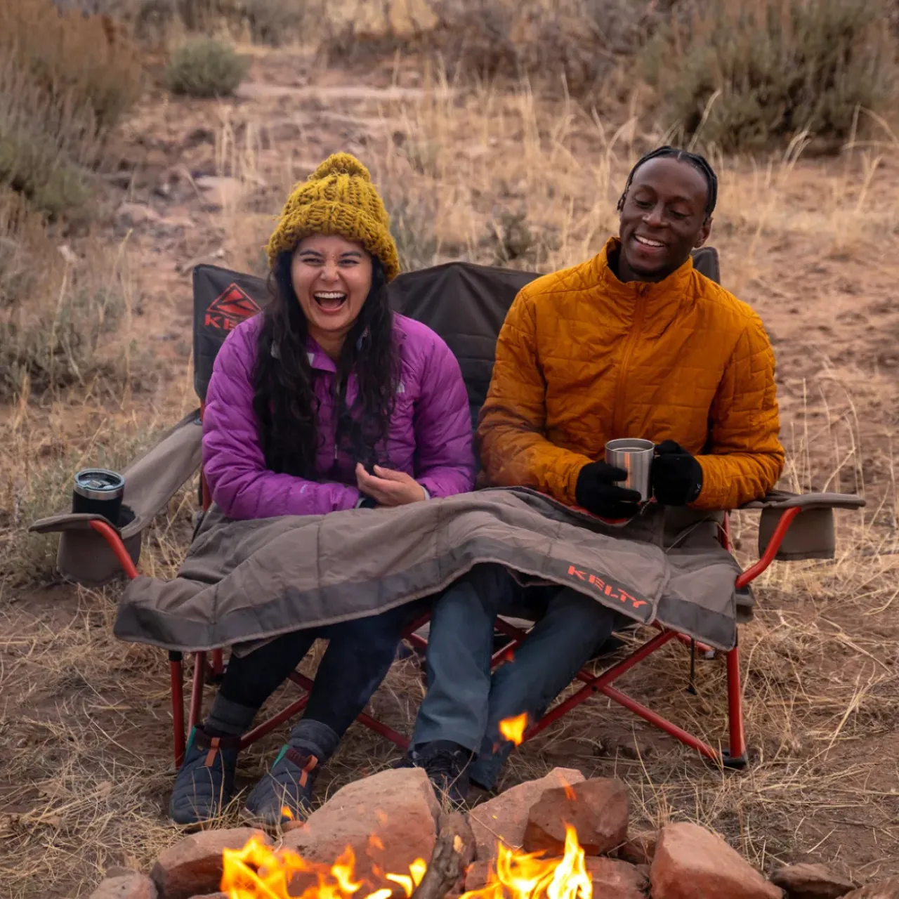 Furniture-Kelty Low-Loveseat Nest Bungee Cord/Beluga