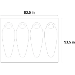 Footprints & Accessories-Kelty Rumpus 4 Footprint
